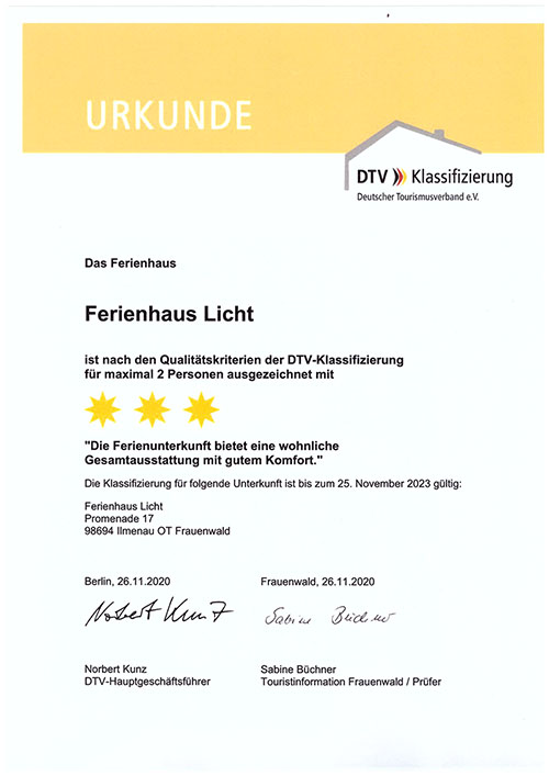 Unsere Klassifizierung